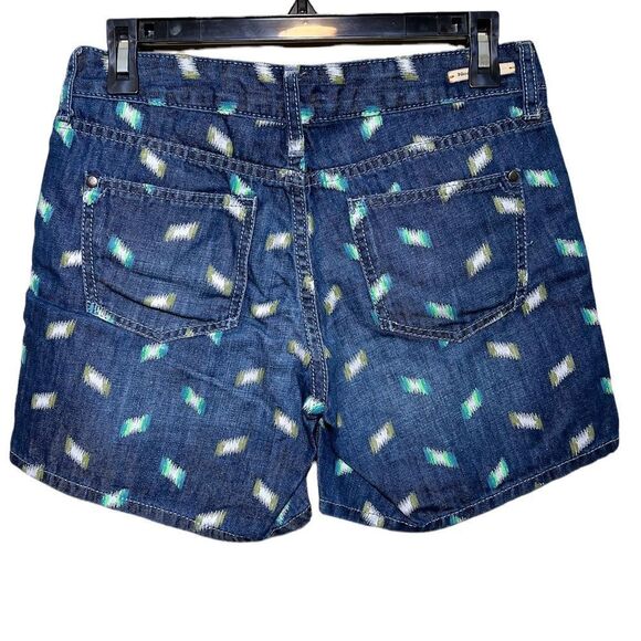 Pilcro and the Letterpress Stet Printed Denim Shorts - Picture 3 of 9